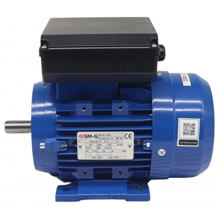 SILNIK ELEKTRYCZNY 0,75kW 230V 1420obr 1FAZOWY KONDENSATOR PRACY ROZRUCHU